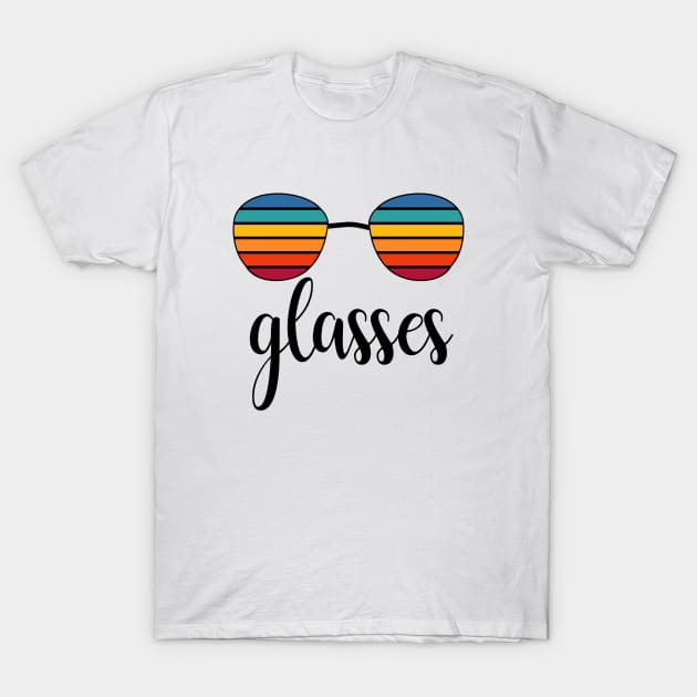 glasses T-Shirt by lonway